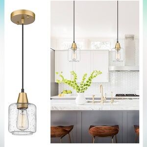 Gold Pendant Light Fixture
